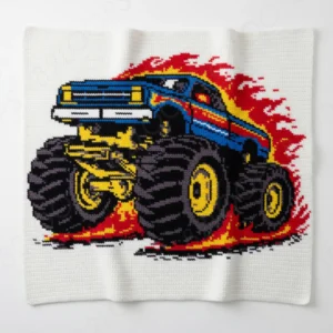 Monster Truck Blanket