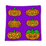 Jack-o’-lantern Baby Blanket SC Pattern