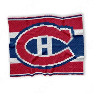 Montreal Canadiens Blanket C2C Pattern