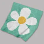 Beginner C2C Pattern Chamomile Baby Blanket