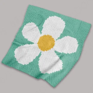 Beginner C2C Pattern Chamomile Baby Blanket