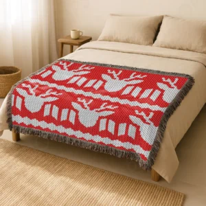Ornament Christmas Blanket C2C