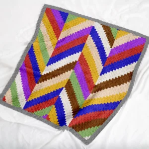 Herringbone C2C Baby Blanket Pattern