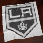 LA Kings Crochet Blanket C2C