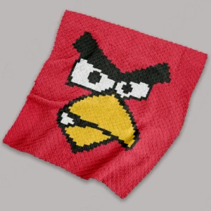 Angry Birds Red C2C Baby Blanket