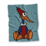 C2C Woody Woodpecker Baby Blanket