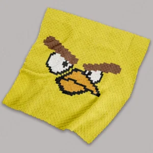 Angry Birds Chuck C2C Baby Blanket