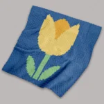 Beginner-friendly C2C Pattern Tulip Blanket