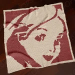 Alice in Wonderland C2C Crochet Blanket