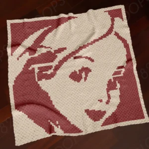 Alice in Wonderland C2C Crochet Blanket