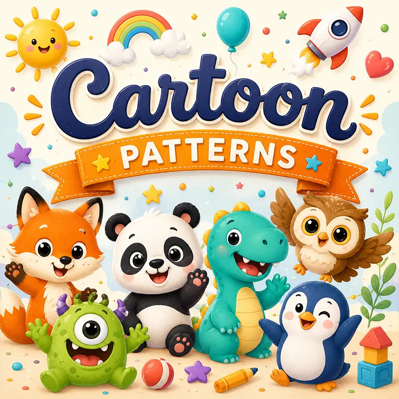 Cartoon crochet patterns