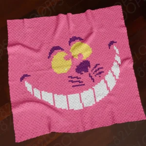 Cheshire Cat C2C Crochet Blanket