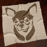 Chihuahua C2C Crochet Blanket