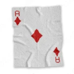 Ace of Diamonds Crochet Blanket C2C