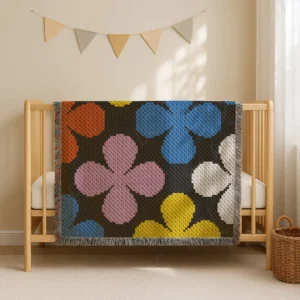 Flowers Baby Crochet Blanket Pattern
