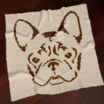 Bulldog C2C Crochet Blanket