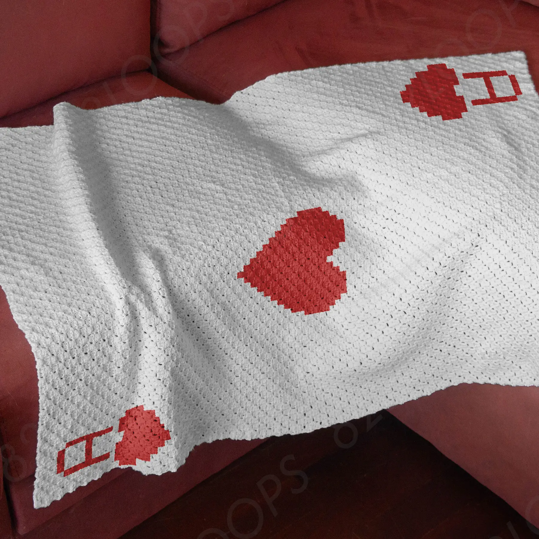 hearts ace blanket c2c 04 hearts ace blanket c2c 04