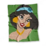 Princess Jasmine Baby Blanket