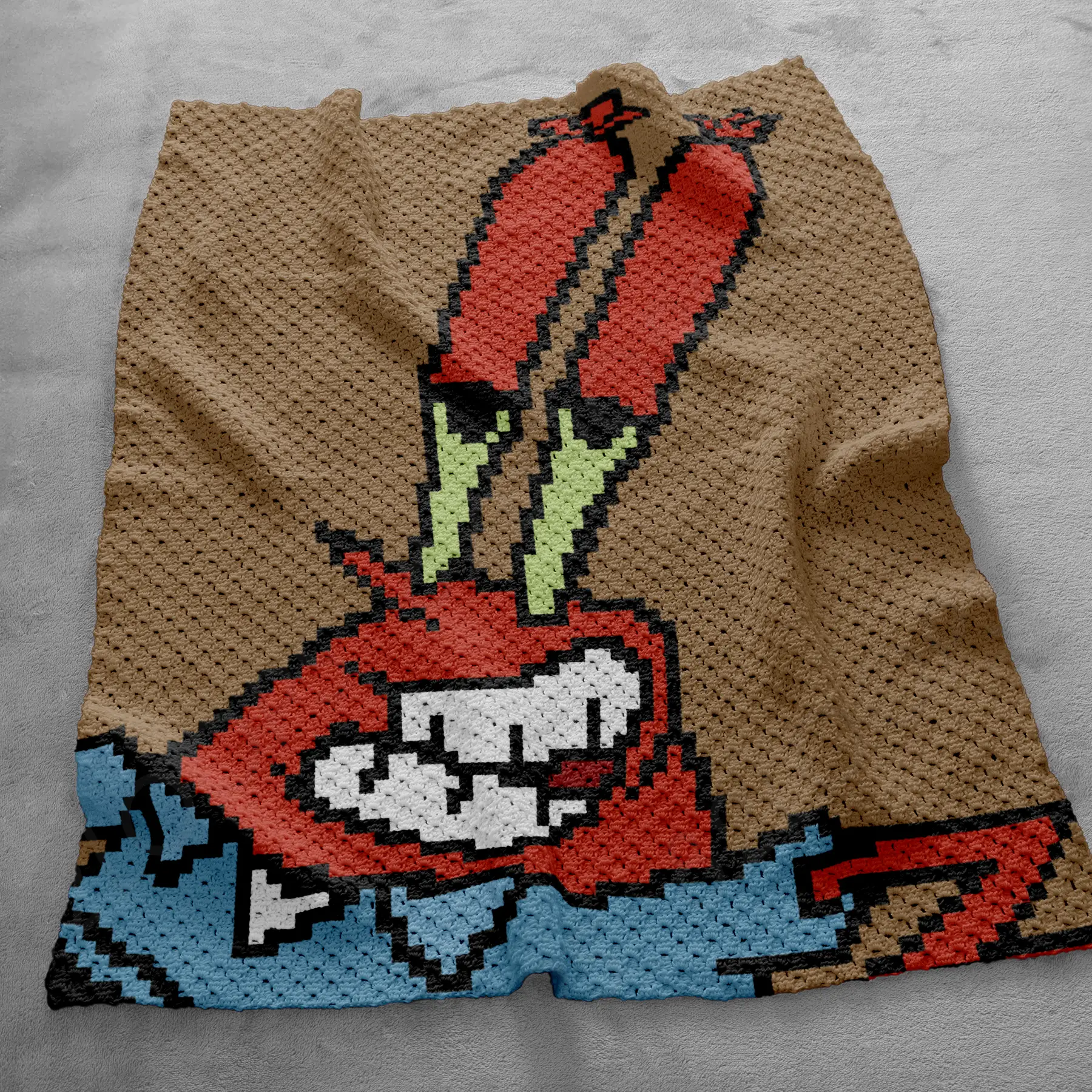 krabs blanket c2c 03 krabs blanket c2c 03