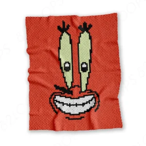 Krabs Crochet Baby Blanket