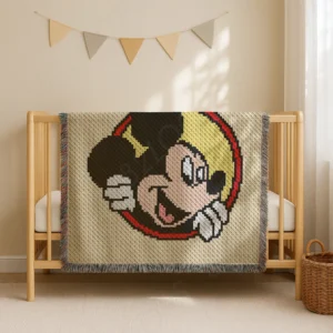 Mickey Mouse Crochet Blanket Pattern C2C