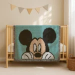 C2C Mickey Mouse Crochet Blanket