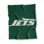 New York Jets Baby Blanket Pattern C2C