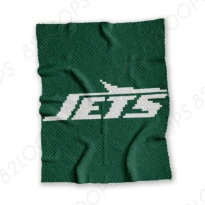 New York Jets Baby Blanket Pattern C2C