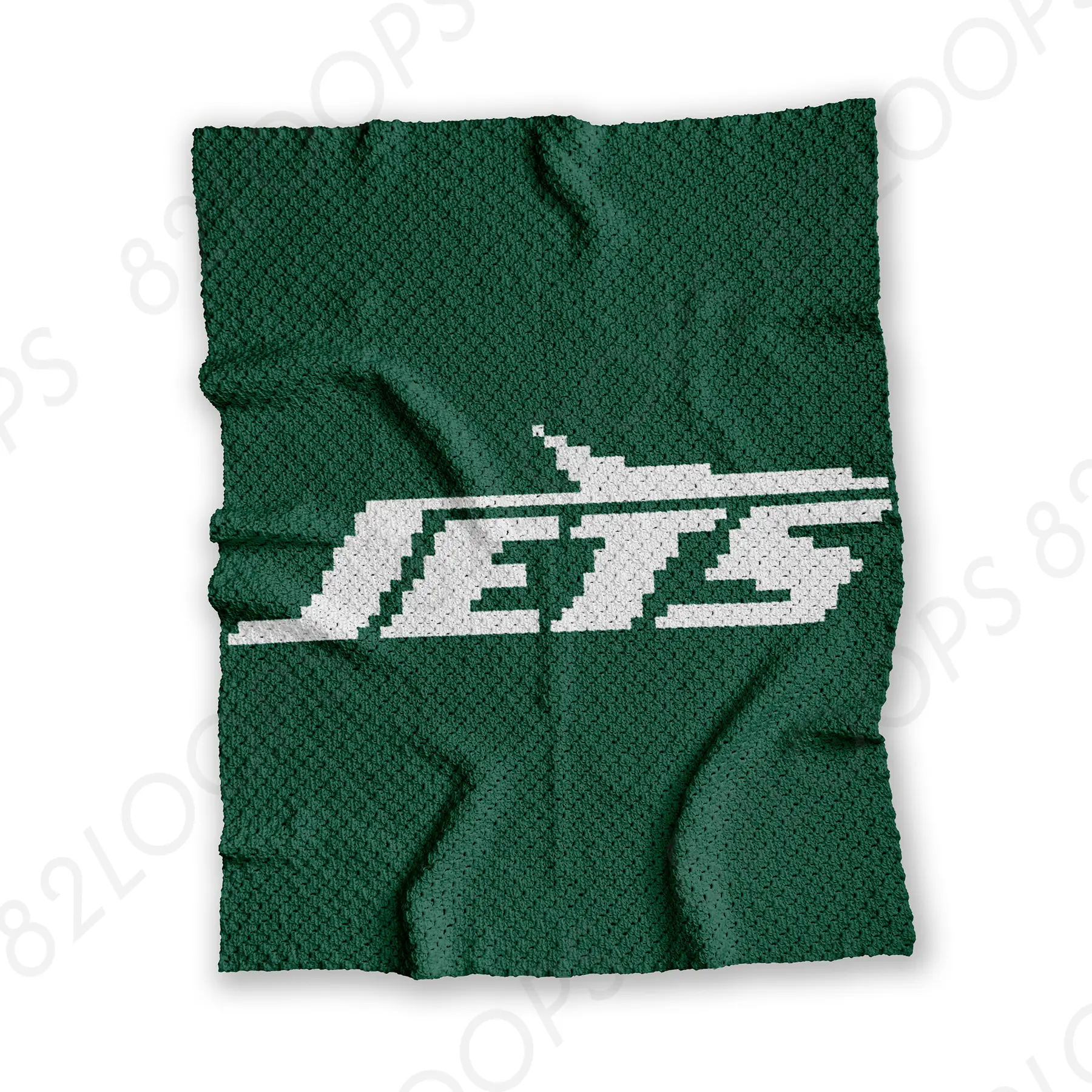 ny jets blanket c2c 01 New York Jets Baby Blanket Pattern C2C