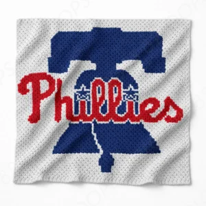 Philadelphia Phillies Blanket Pattern C2C
