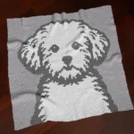 Poodle C2C Crochet Blanket