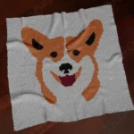 Corgi C2C Crochet Blanket