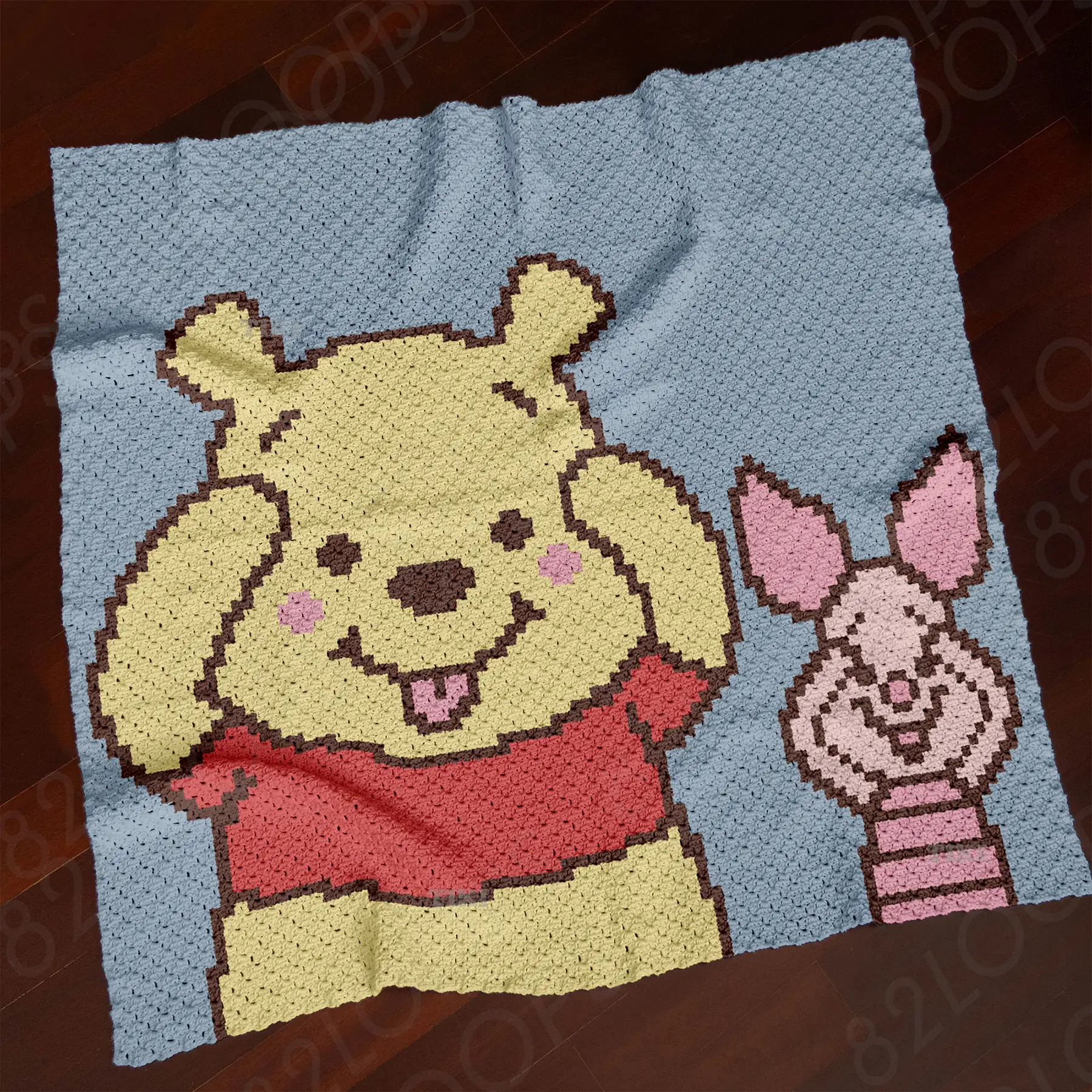 winnie piglet blanket c2c 03 winnie piglet blanket c2c 03