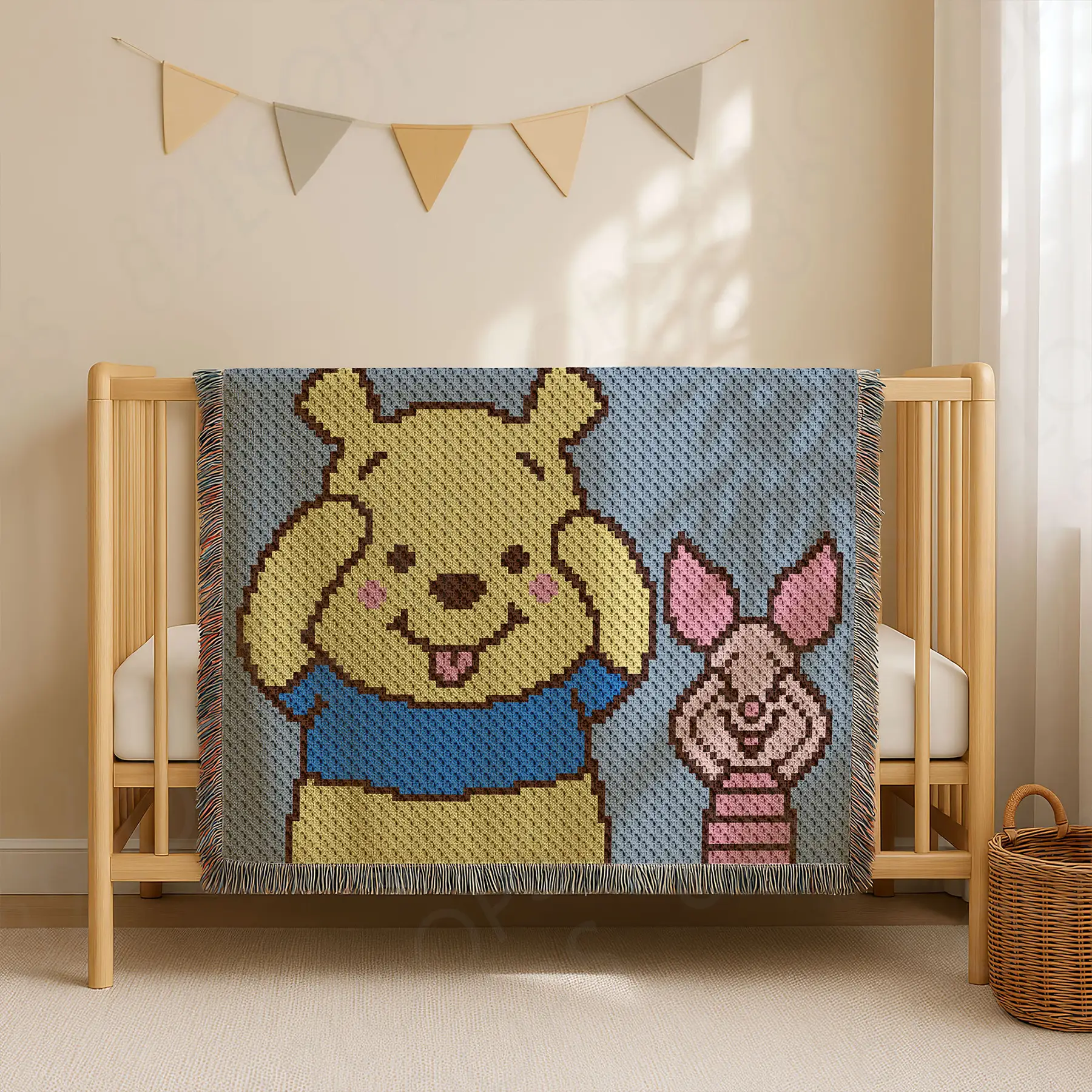 winnie piglet blanket c2c 05 winnie piglet blanket c2c 05