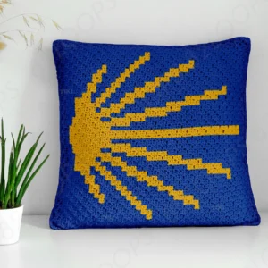 C2C Camino De Santiago Pillow Cover