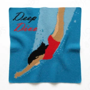 Deep Dive Baby Blanket SC