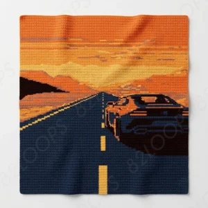 Desert Highway SC Blanket Pattern