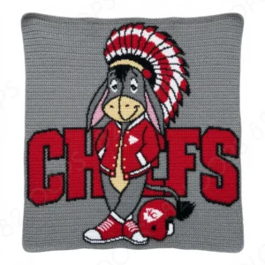 Kansas City Chiefs Crochet Blanket Pattern SC