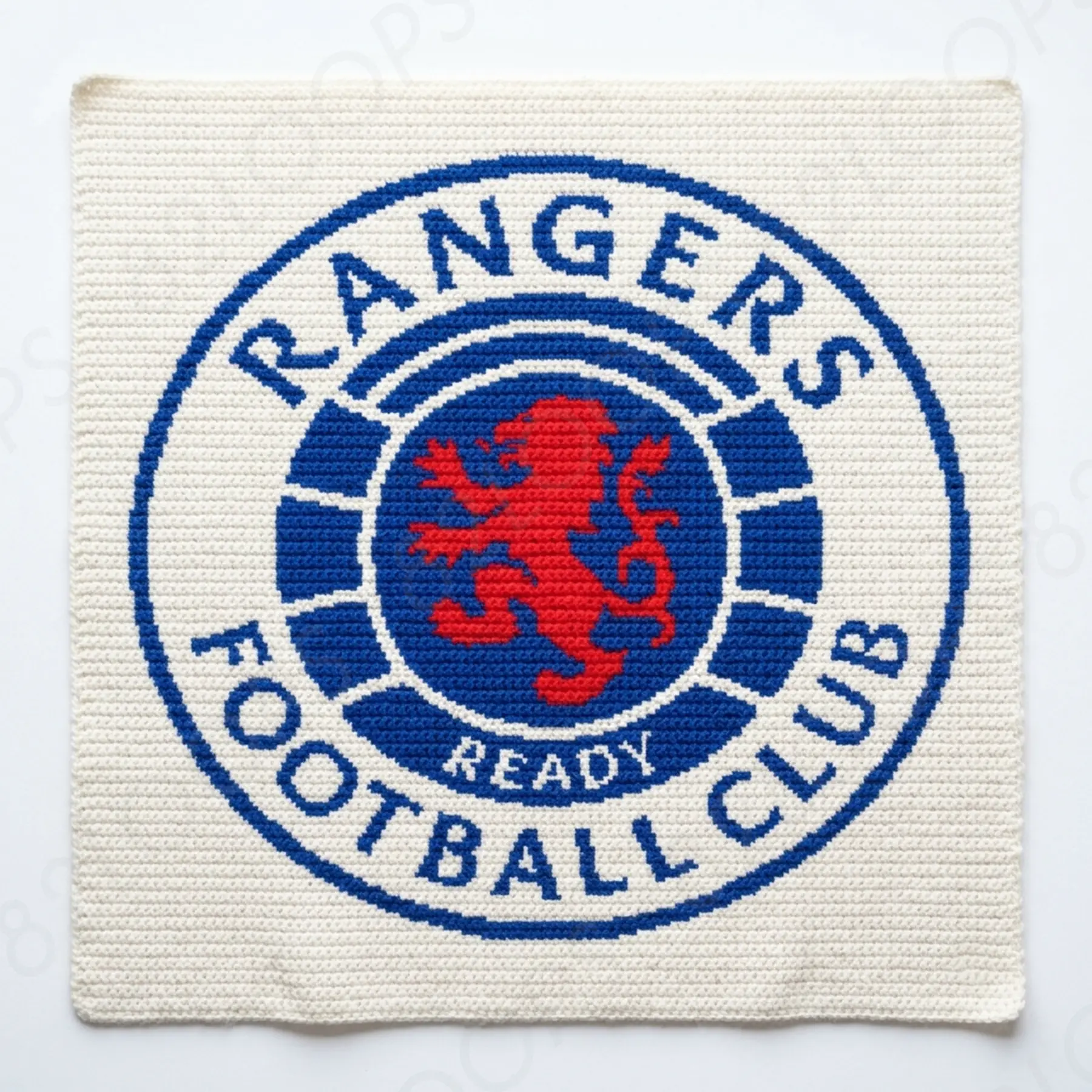 glasgow rangers sc 01 Glasgow Rangers Crochet Blanket Pattern SC