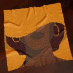 Golden Lady Crochet Blanket Pattern C2C