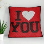 I Love You Pillow Cover Crochet Pattern C2C