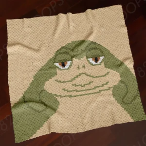 C2C Star Wars Jabba the Hutt Crochet Blanket