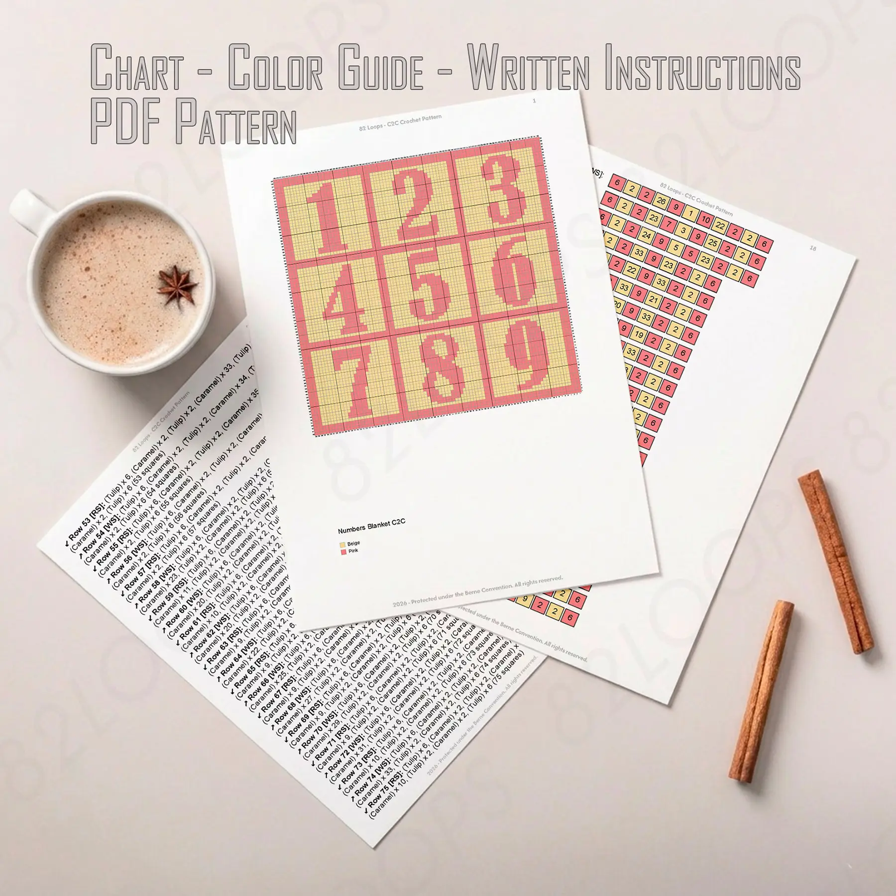 numbers blanket c2c 02 numbers blanket c2c 02