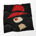 Red Hat Woman Crochet Blanket Pattern C2C