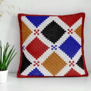 C2C Seville Tiles Pillow Cover Crochet Pattern