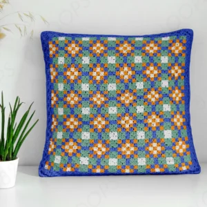 C2C Seville Tiles Bed Pillow Cover Crochet Pattern