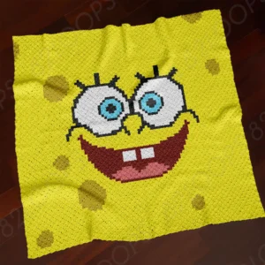 C2C SpongeBob Baby Crochet Blanket