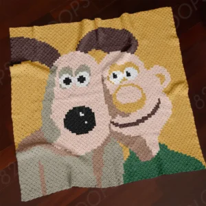 C2C Wallace and Gromit Baby Crochet Blanket