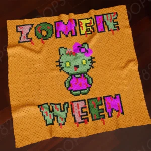 C2C Hello Kitty Zombie Baby Crochet Blanket