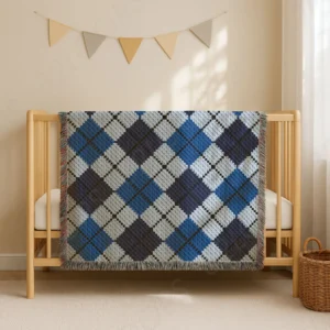 Argyle Plaid Blanket Crochet Pattern C2C